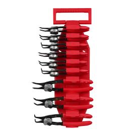 Sicherungsringzangen-Set, 9-teilig, 0,9 mm / 1,2 mm / 1,8 mm, für Größe A0-A2 / J0-J2 Milwaukee  Produktbild