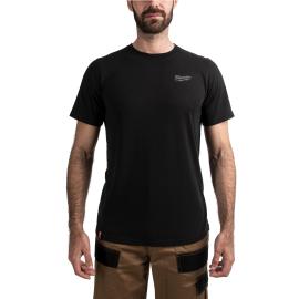 HTSSBL-XXL, Hybrid-T-Shirt schwarz Milwaukee  Produktbild