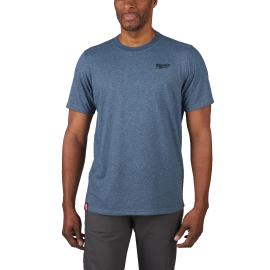 HTSSBLU-S, Hybrid-T-Shirt blau Milwaukee  Produktbild