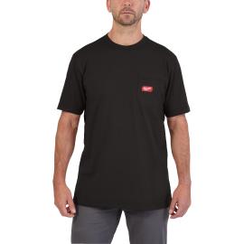 WTSSBL-M, Arbeits-T-Shirt schwarz mit UV-Schutz Milwaukee  Produktbild