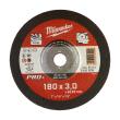 Metalltrennscheibe PRO+ 180 mm, SC42 3 mm gekröpft Milwaukee  Produktbild img1 S