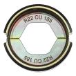 Presseinsatz für hydraulisches Akku-Presswerkzeug, R22 Cu 185 für Standard Rohrkabelschuh Milwaukee  Produktbild img1 S