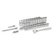 Ratschen- und Steckschlüsseleinsatz Set 3/8" imperial & metrisch, 56-teilig Milwaukee Produktbild img8 S