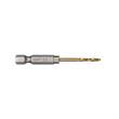 SHOCKWAVE Metallbohrer HSS-G RED HEX Titan 1/4" 10er Pack, 2,5 x 62 mm Milwaukee  Produktbild