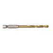 SHOCKWAVE Metallbohrer HSS-G RED HEX Titan 1/4" 10er Pack, 5,0 x 80 mm Milwaukee  Produktbild