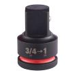 SHOCKWAVE Adapter, 3/4" Vierkant auf 1" Vierkant Milwaukee  Produktbild img1 S