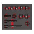 3/4" SHOCKWAVE Schlagnüsse Einlage, 12-teilige Einlage für Werkstattwagen 78 cm Milwaukee Produktbild img1 S
