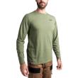 HTLSGN-XL, Hybrid-Langarm-Shirt grün Milwaukee Produktbild img2 S