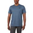 HTSSBLU-XL, Hybrid-T-Shirt blau Milwaukee  Produktbild