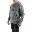 WHMWGR-XXL, leichter Arbeits-Kapuzen-Pullover grau Milwaukee  Produktbild img5 S