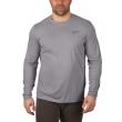WWLSG-M, Funktions-Langarmshirt grau mit UV-Schutz Milwaukee  Produktbild
