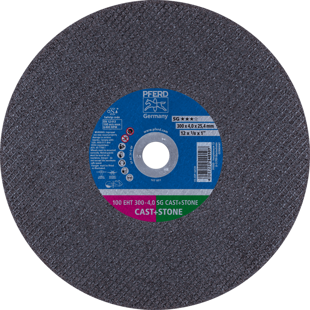 PFERD Trennscheiben 100 EHT 300-4,0 SG CAST+STONE/25,4 Produktbild img1 L