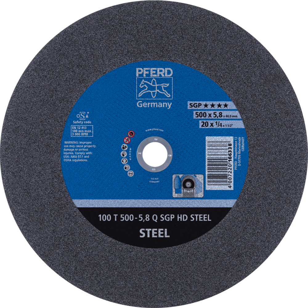 PFERD HEAVY DUTY SGP bis Ø 2000 mm 100 T 500-5,8 N SGP HD STEEL/40,0 Produktbild img1 L