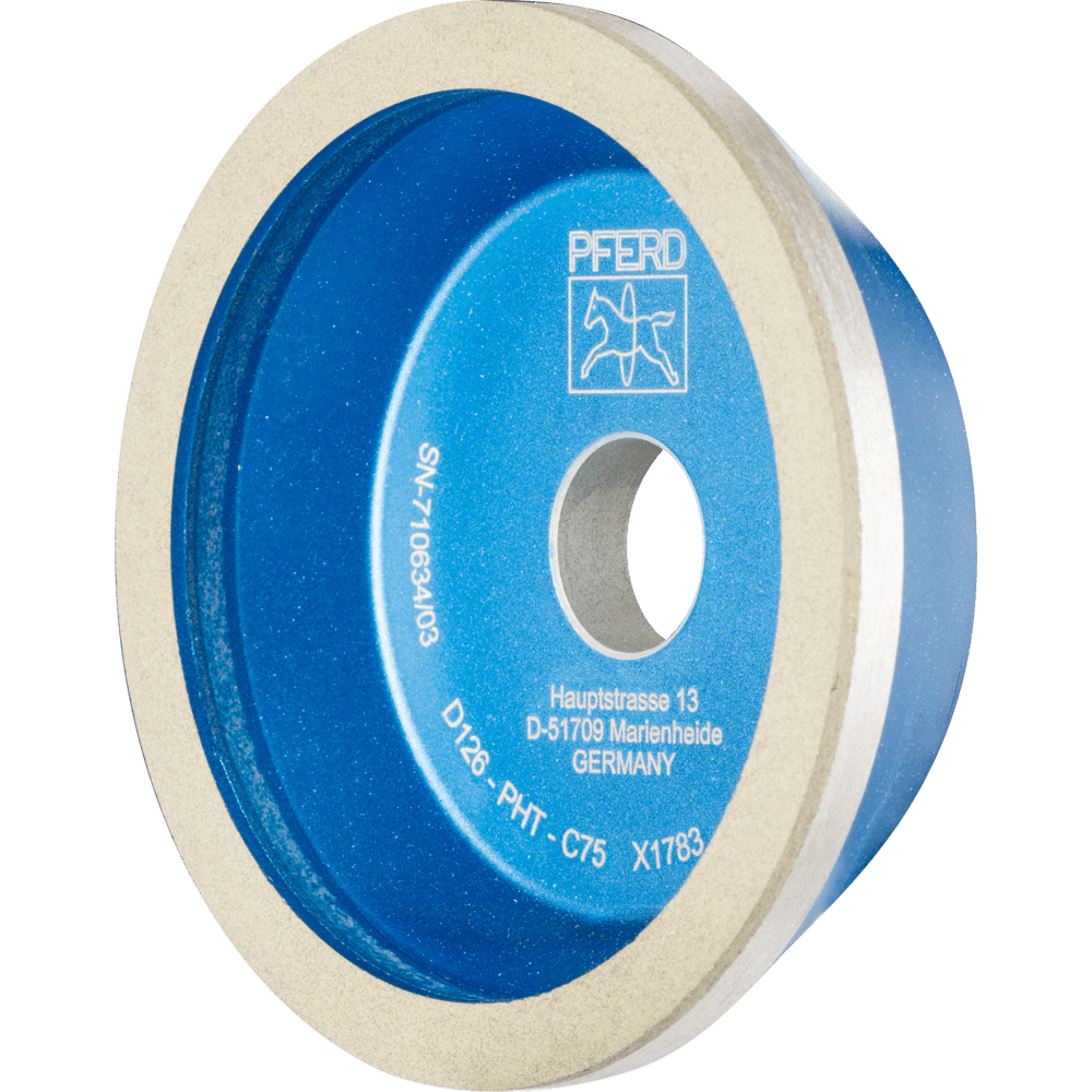 PFERD Dia.- und CBN-Werkzeuge Kunstharz 11A2/60° 100-8-2-20 D 126 PHT C75 Produktbild img1 L