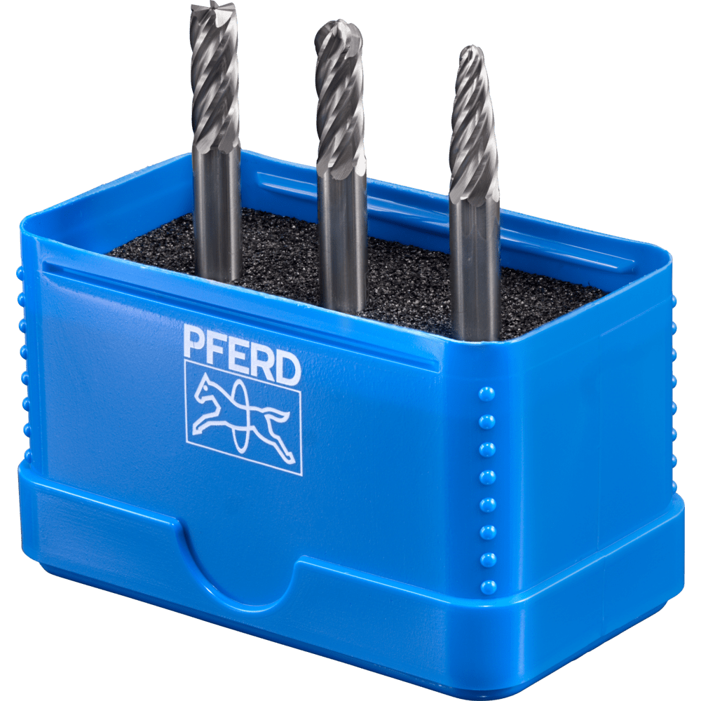 PFERD Hartmetallfrässtifte 1906 INOX 3TLG Produktbild img3 L