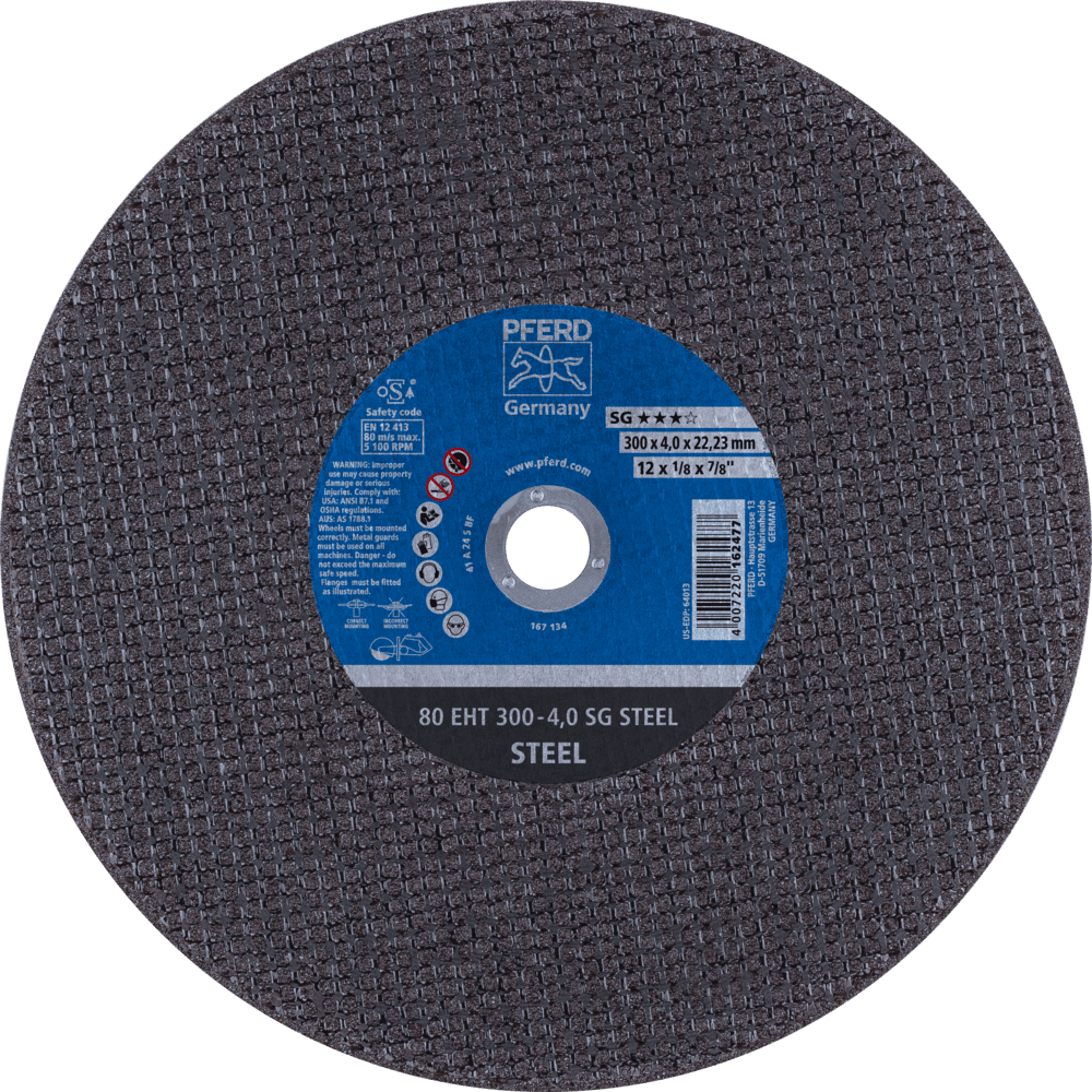 PFERD Trennscheiben 80 EHT 300-4,0 SG STEEL/22,23 Produktbild img1 L