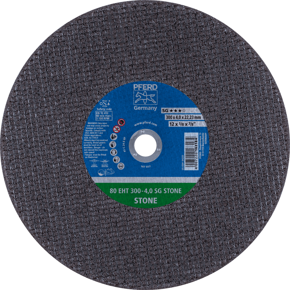 PFERD Trennscheiben 80 EHT 300-4,0 SG STONE/22,23 Produktbild img1 L