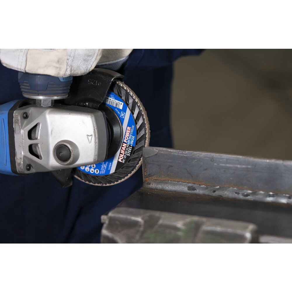 PFERD POLIFAN-Fächerscheiben PFC 125 Z 40 SG POWER TRIM STEELOX Produktbild img6 L