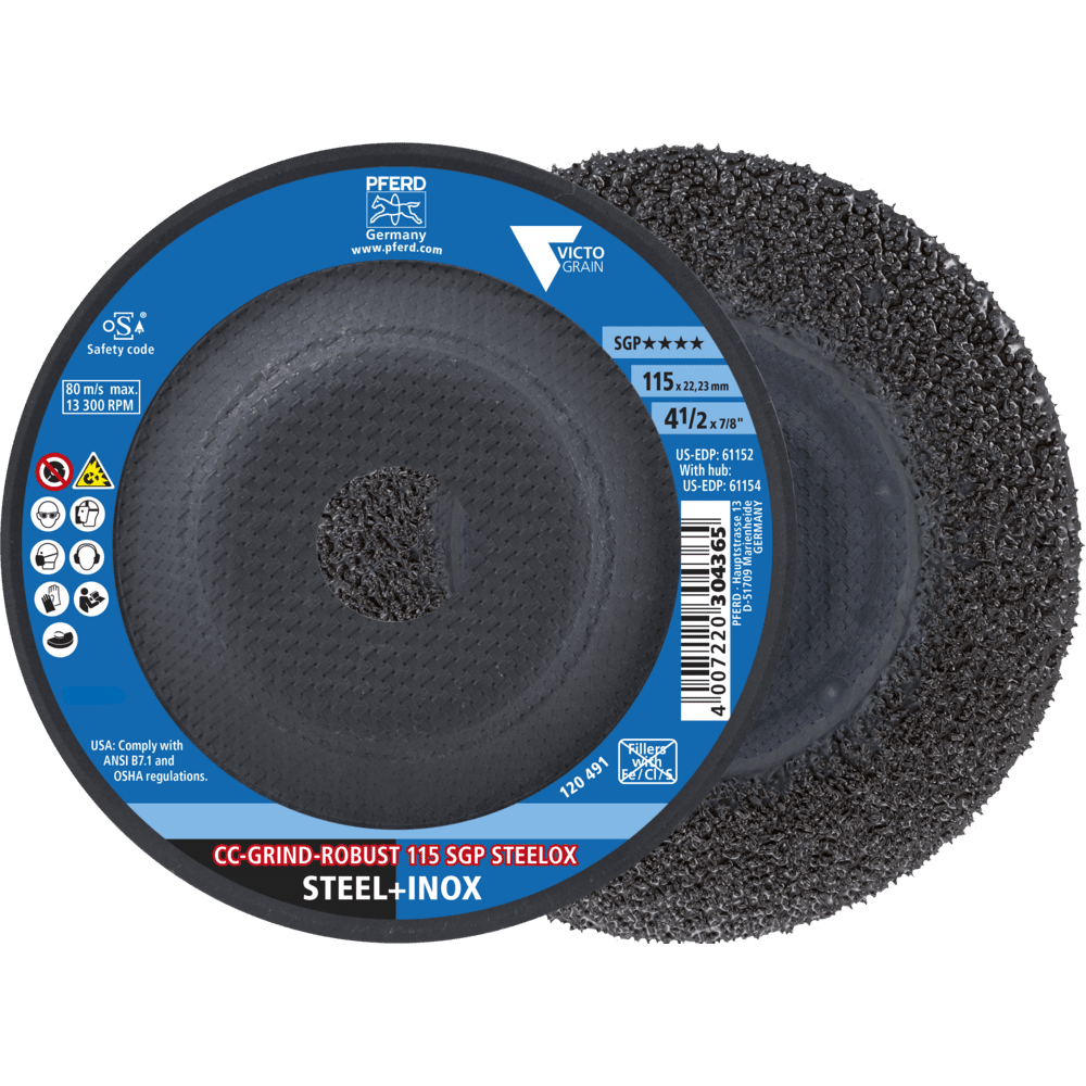 PFERD CC-GRIND (inkl. SOLID, FLEX, STRONG) CC-GRIND ROBUST 115 SGP STEELOX Produktbild img1 L