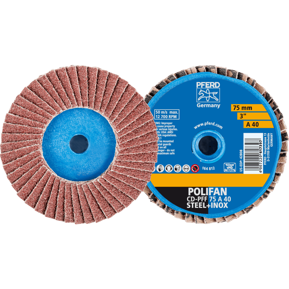 PFERD COMBIDISC-Schleifwerkzeuge CD PFF 75 A 40 Produktbild img1 L