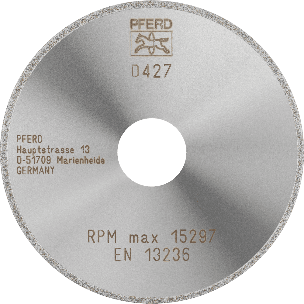 PFERD Dia.- und CBN-Trennwerkzeuge Galvanik D1A1R 100-2-22,23 D 427 GAD Produktbild img1 L