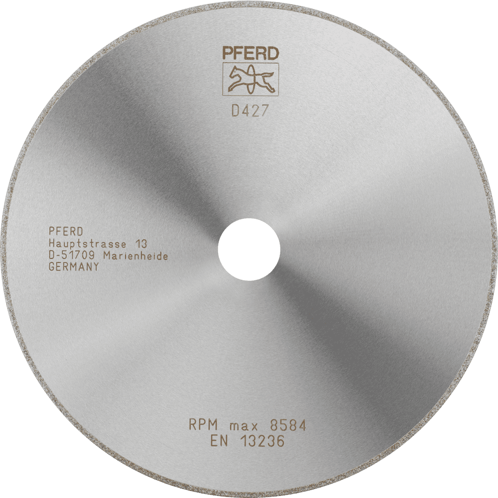 PFERD Dia.- und CBN-Trennwerkzeuge Galvanik D1A1R 178-2-22,23 D 427 GAD Produktbild img1 L