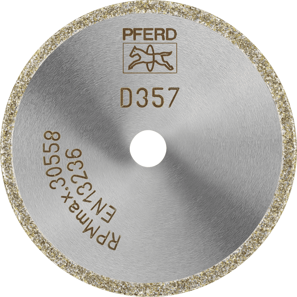 PFERD Dia.- und CBN-Trennwerkzeuge Galvanik D1A1R 50-2-10 D 357 GAD Produktbild img1 L
