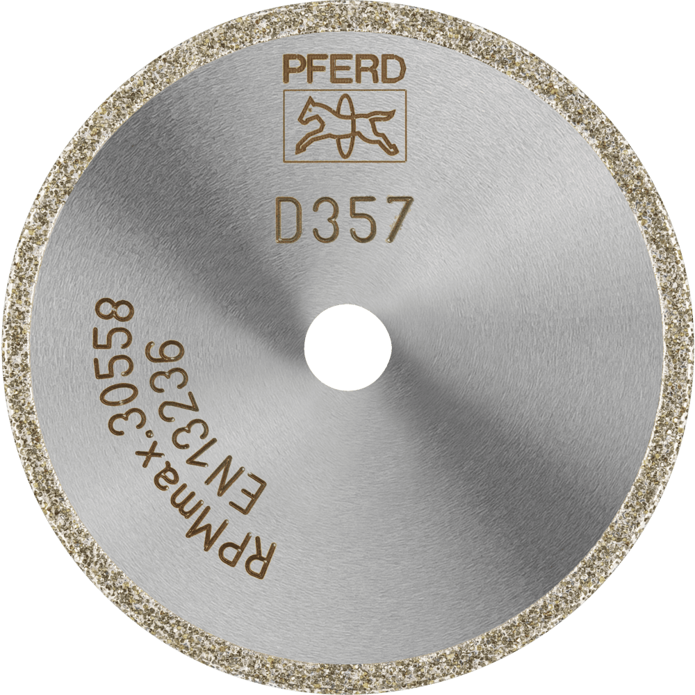 PFERD Dia.- und CBN-Trennwerkzeuge Galvanik D1A1R 50-2-6 D 357 GAD Produktbild img1 L