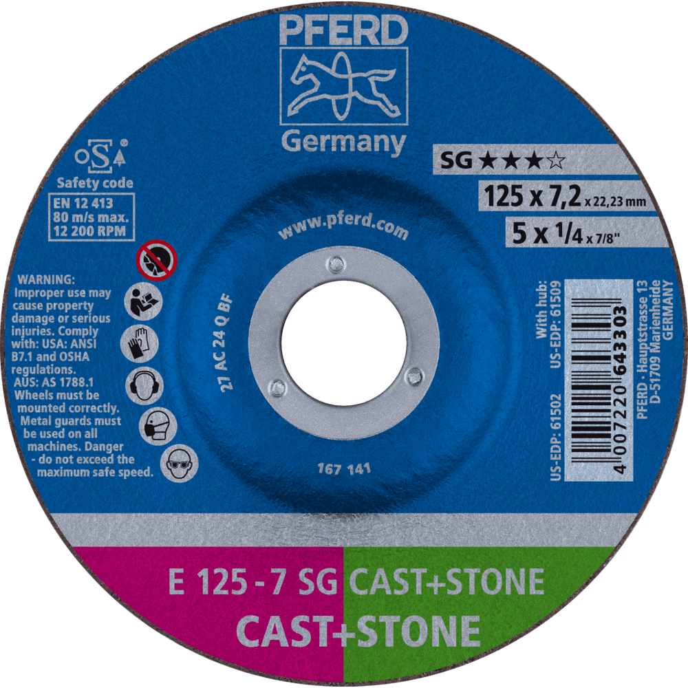 PFERD BIBIELLE E 125-7 SG CAST+STONE (2) Produktbild img1 L