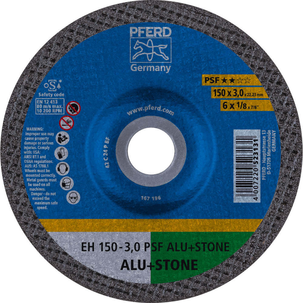 PFERD Trennscheiben EH 150-3,0 PSF ALU+STONE Produktbild img1 L