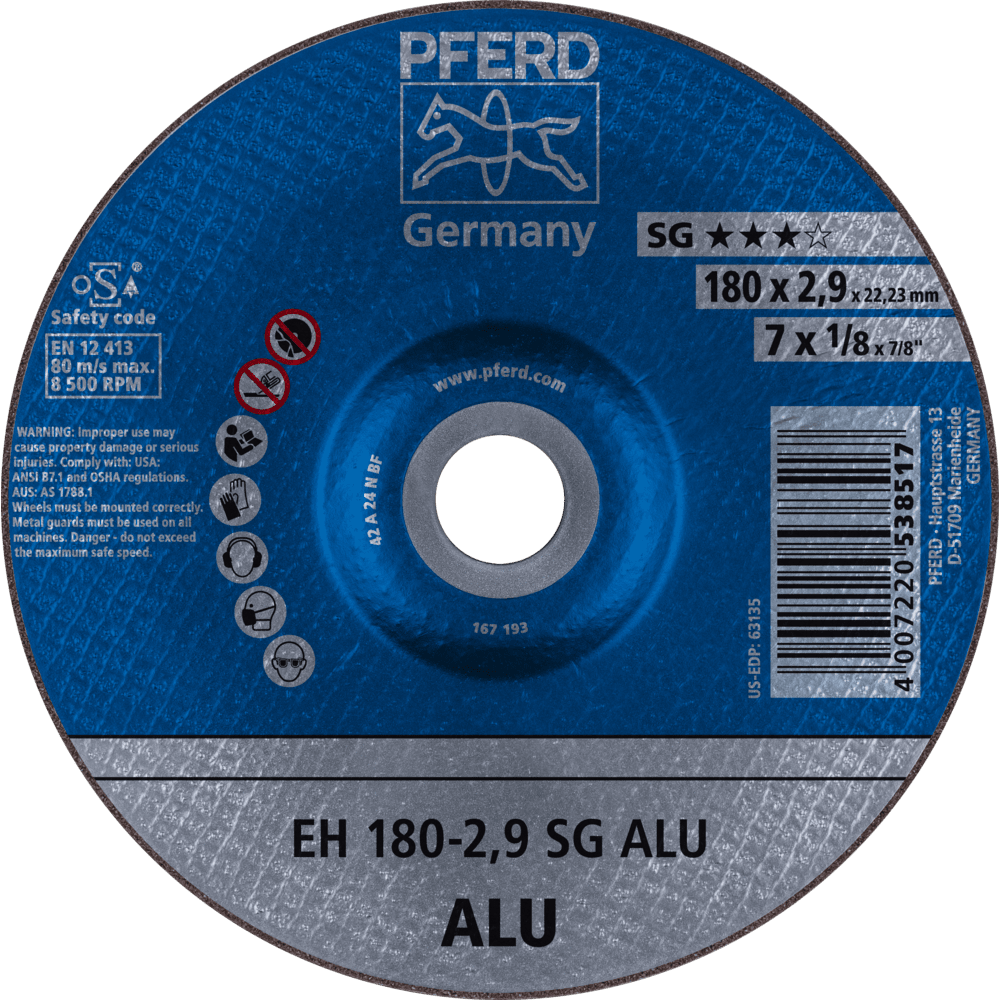 PFERD Trennscheiben EH 180-2,9 SG ALU Produktbild img1 L