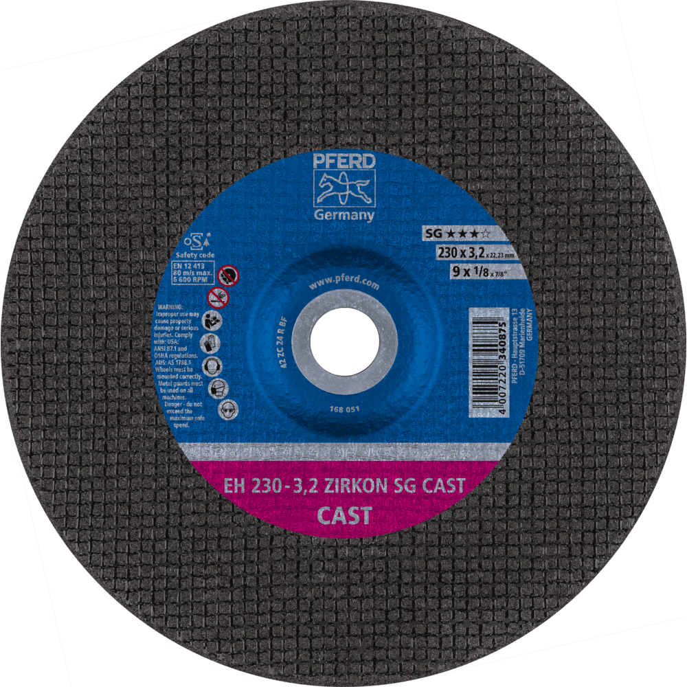 PFERD Trennscheiben EH 230-3,2 ZIRKON SG CAST Produktbild img1 L