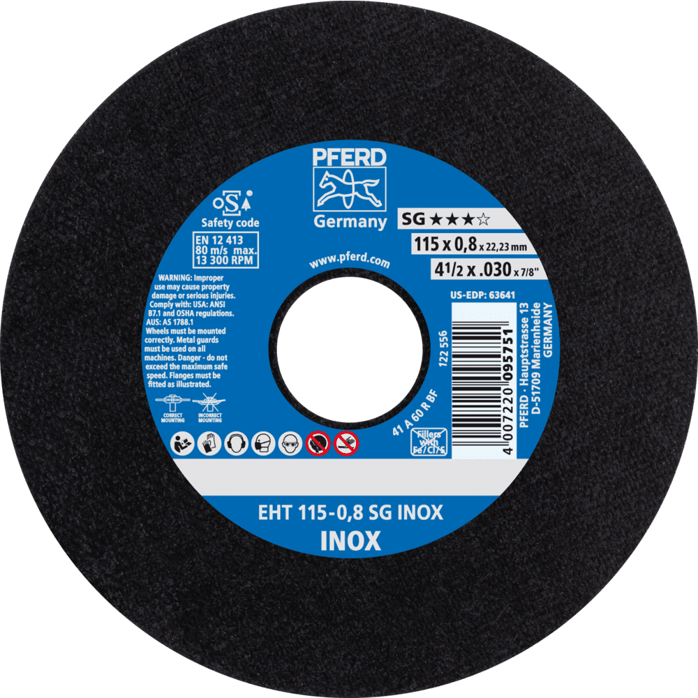 PFERD Trennscheiben EHT 115-0,8 SG INOX Produktbild img1 L