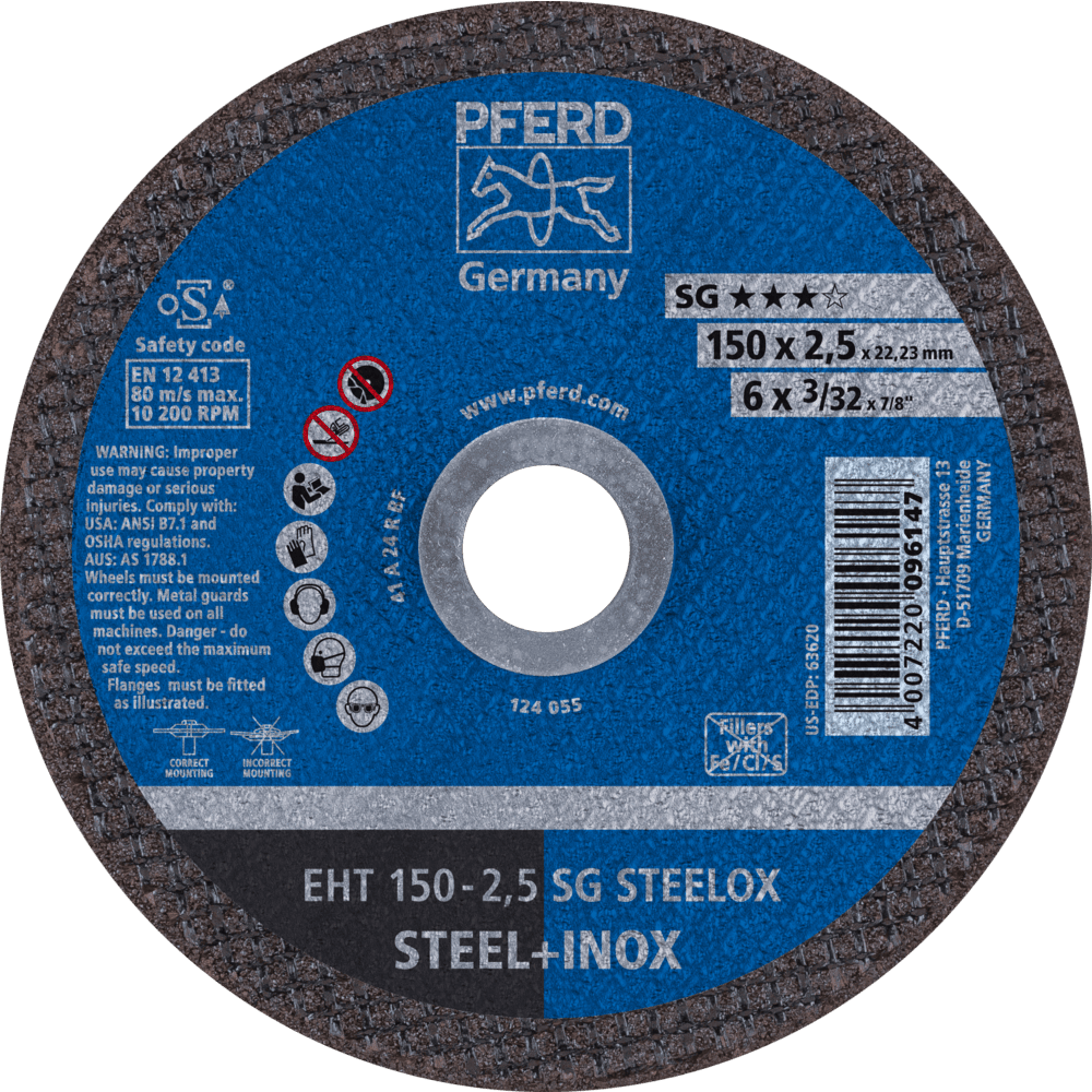 PFERD Trennscheiben EHT 150-2,5 SG STEELOX Produktbild img1 L