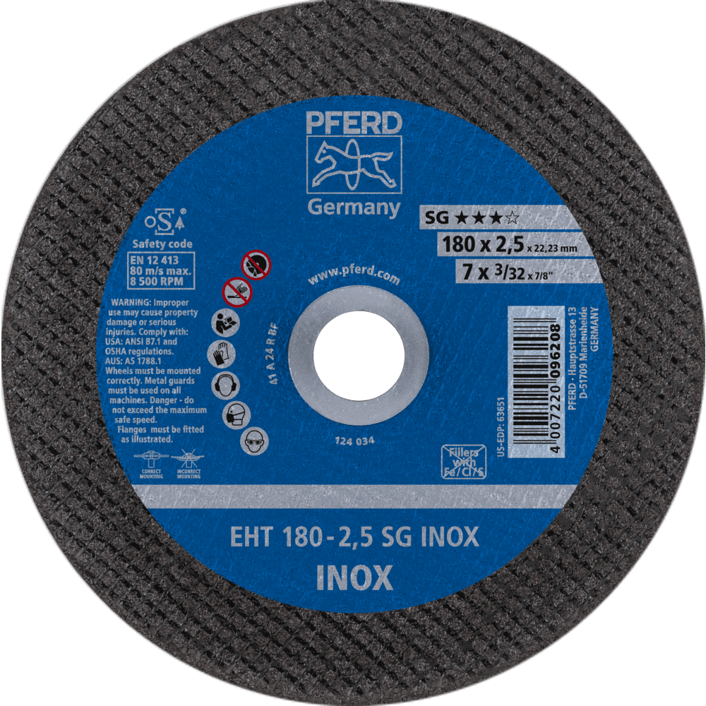 PFERD Trennscheiben EHT 180-2,5 SG INOX Produktbild img1 L