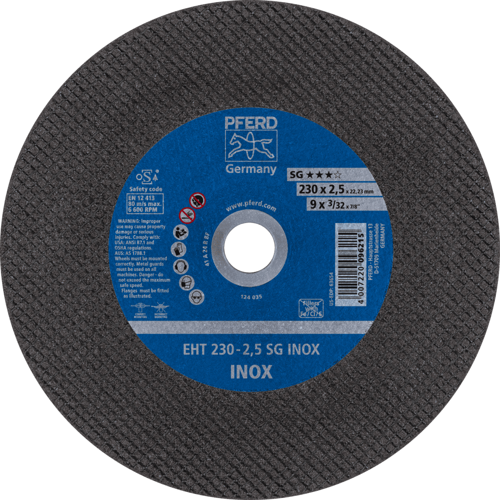 PFERD Trennscheiben EHT 230-2,5 SG INOX Produktbild img1 L