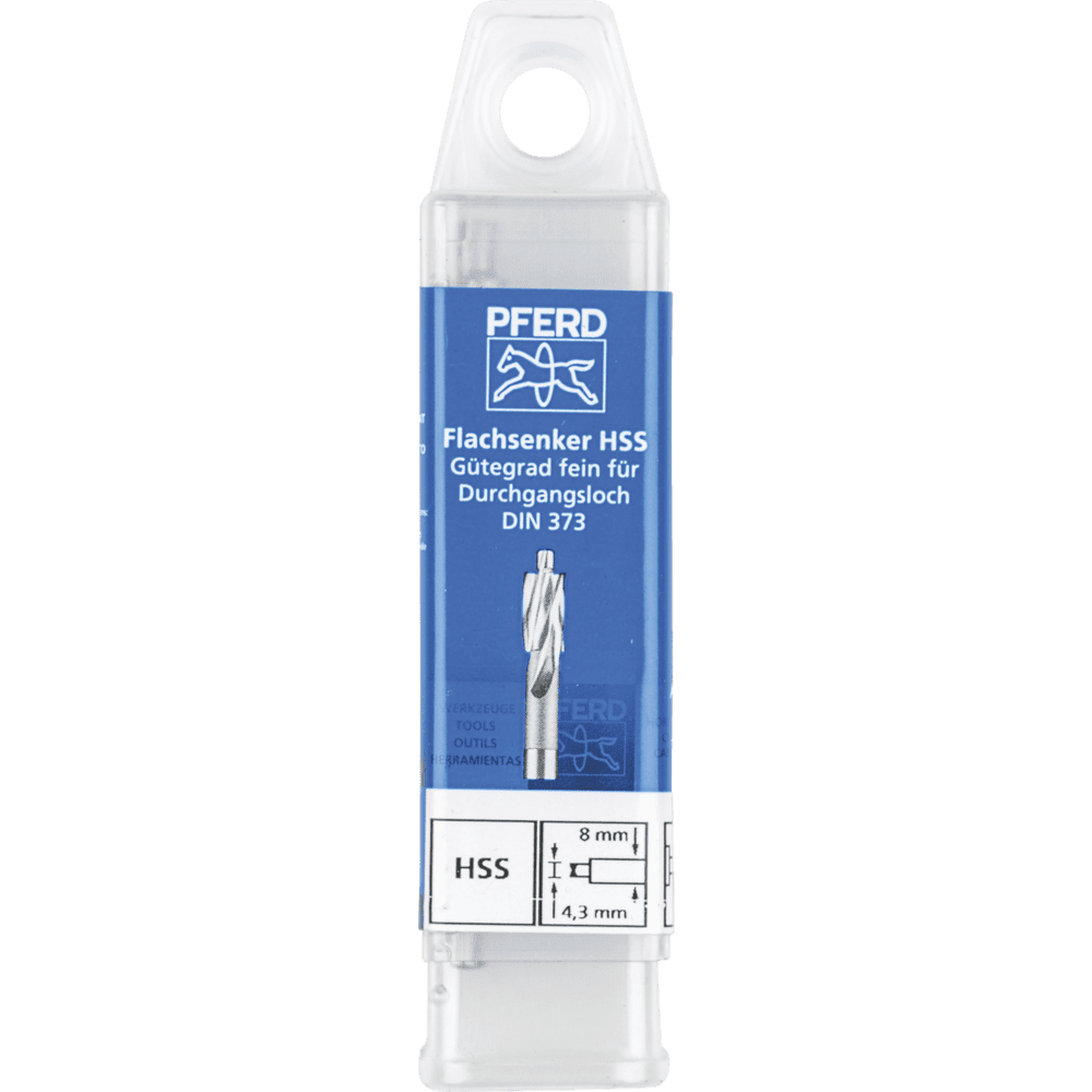 PFERD Bohr- und Senkwerkzeuge FLS HSS DIN 373 8,0 F Produktbild img2 L