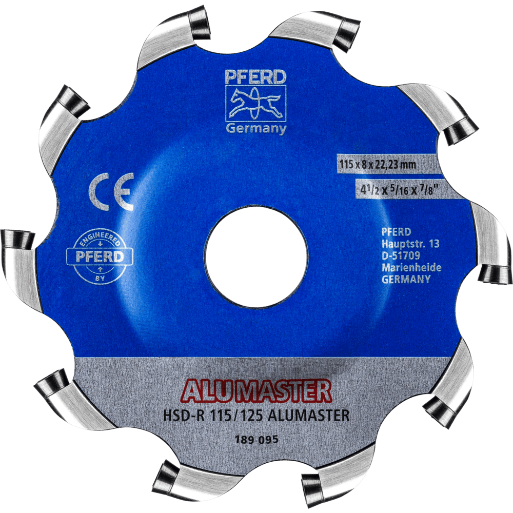 PFERD Fräswerkzeuge mit Wendeschneidplatten HSD-R 115/125 ALUMASTER HICOAT Produktbild img2 L