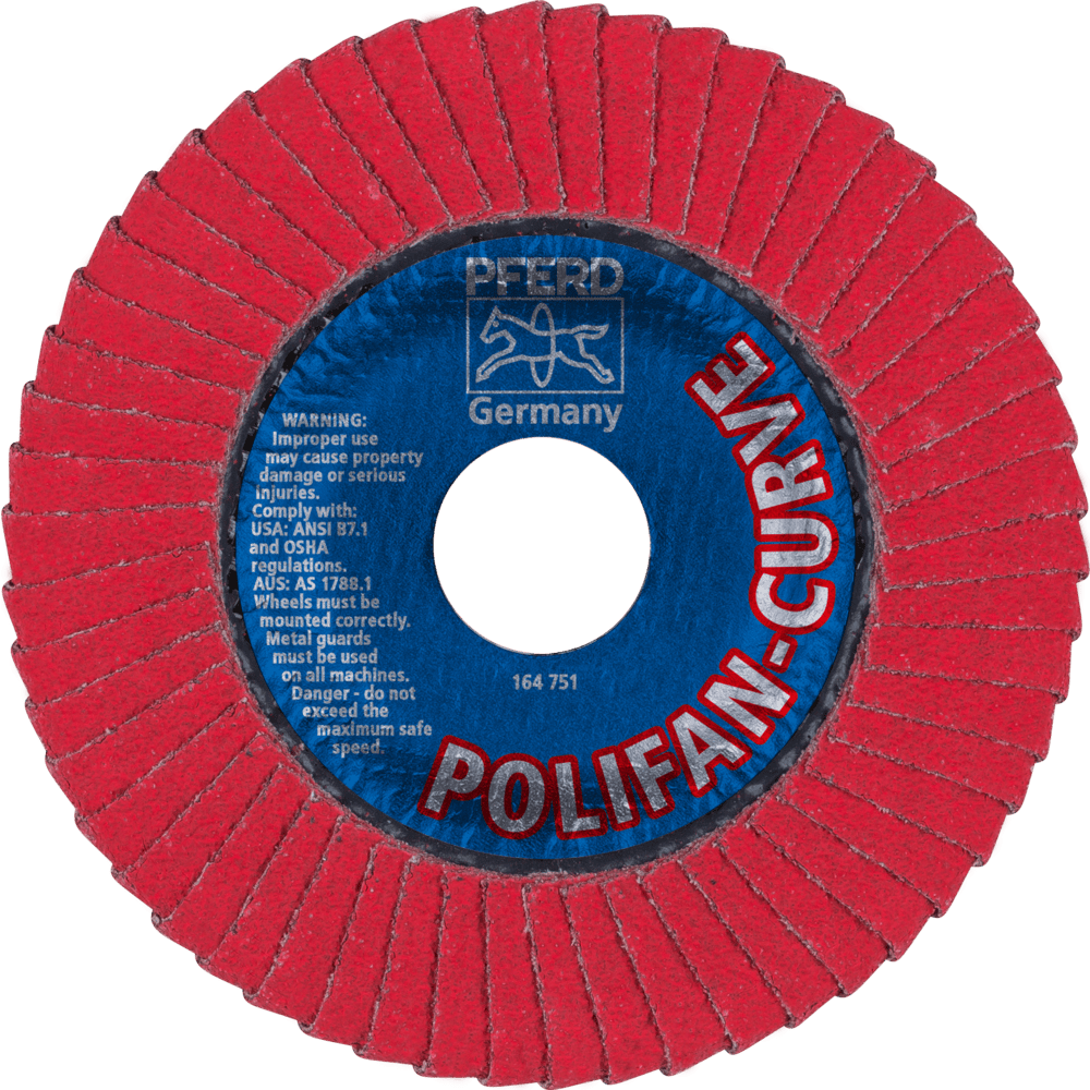 PFERD POLIFAN-Fächerscheiben PFR 115-M CO 60 SGP CURVE STEELOX Produktbild img3 L