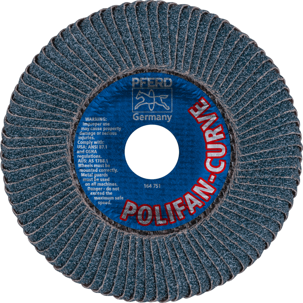 PFERD POLIFAN-Fächerscheiben PFR 125-M Z40 SGP CURVE STEELOX (2) Produktbild img3 L