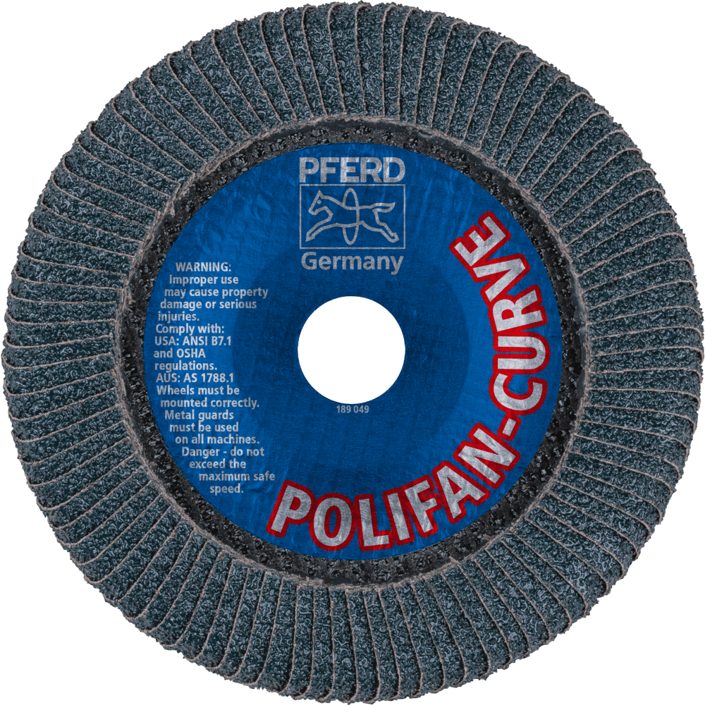 PFERD POLIFAN-Fächerscheiben PFR 150-L Z 40 SGP CURVE STEELOX Produktbild img3 L