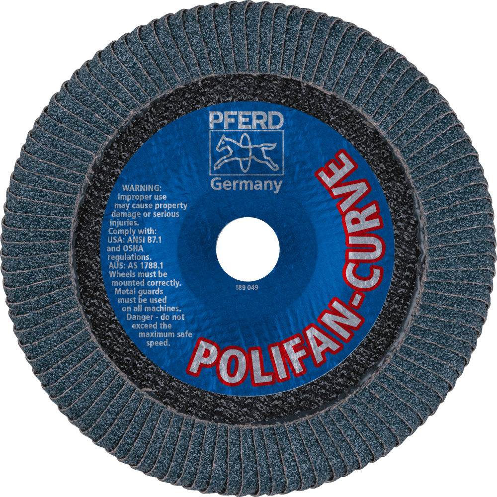 PFERD POLIFAN-Fächerscheiben PFR 180-L Z 40 SGP CURVE STEELOX Produktbild img3 L