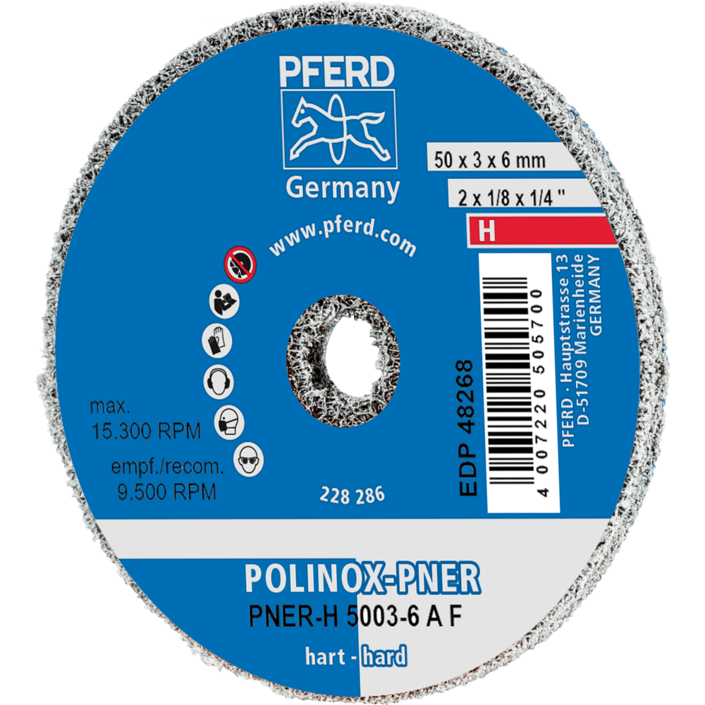 PFERD Vlieswerkzeuge PNER-H 5003-6 A F Produktbild img1 L