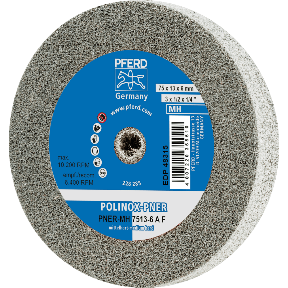 PFERD Vlieswerkzeuge PNER-MH 7513-6 A F Produktbild img1 L