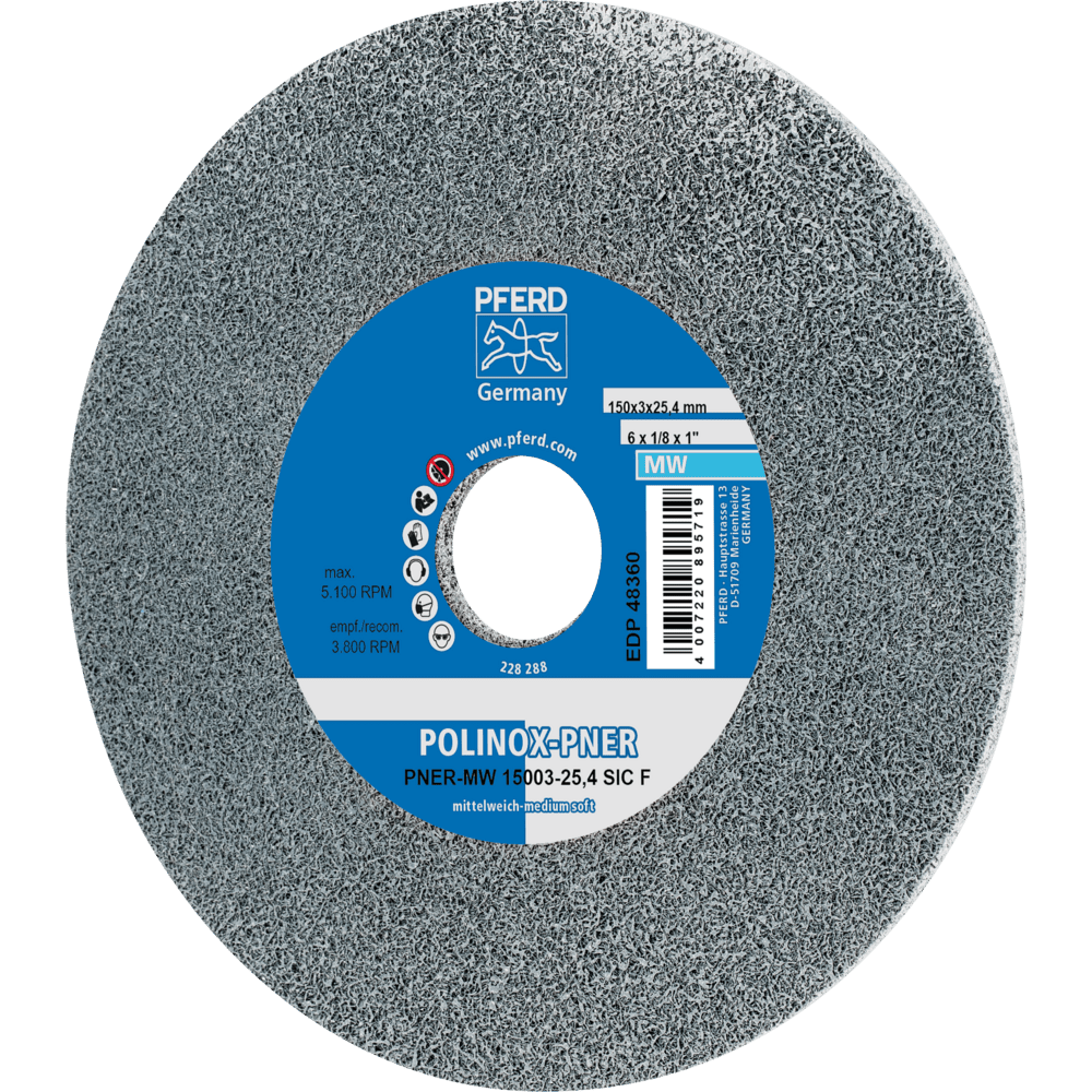 PFERD Vlieswerkzeuge PNER-MW 15003-25,4 SiC F Produktbild img1 L