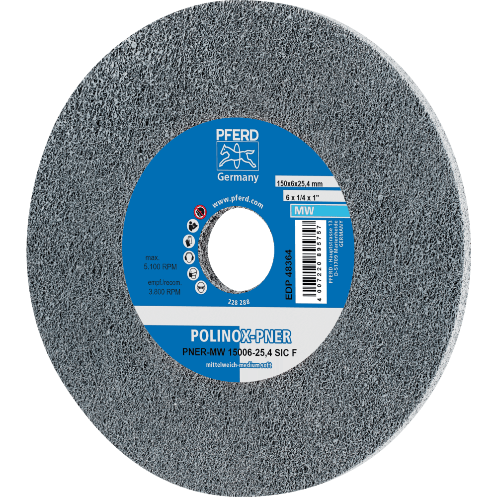 PFERD Vlieswerkzeuge PNER-MW 15006-25,4 SiC F Produktbild img1 L