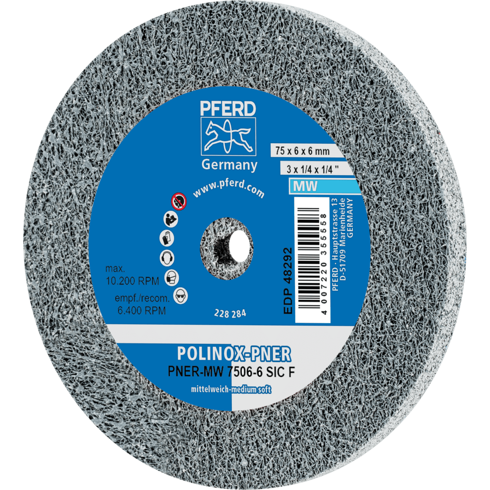 PFERD Vlieswerkzeuge PNER-MW 7506-6 SiC F Produktbild img1 L