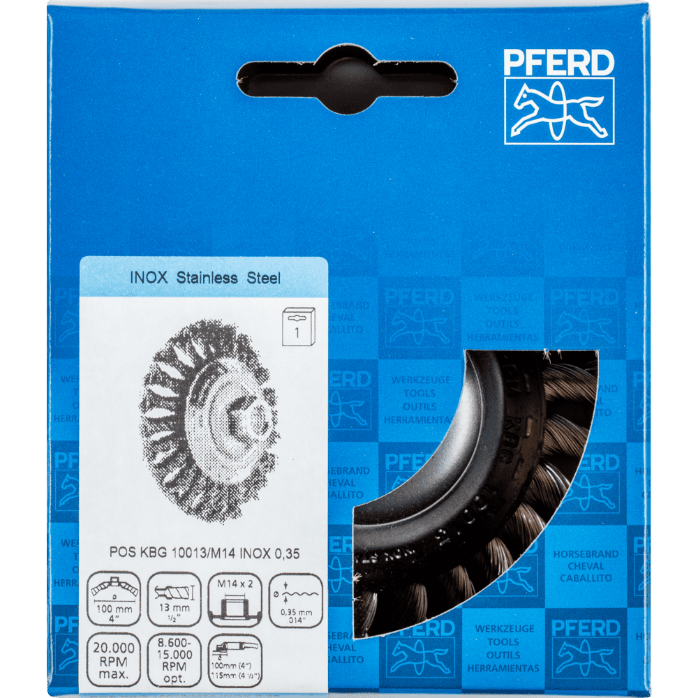 PFERD Kegelbürsten mit Gewinde POS KBG 10013/M14 INOX 0,35 Produktbild img2 L
