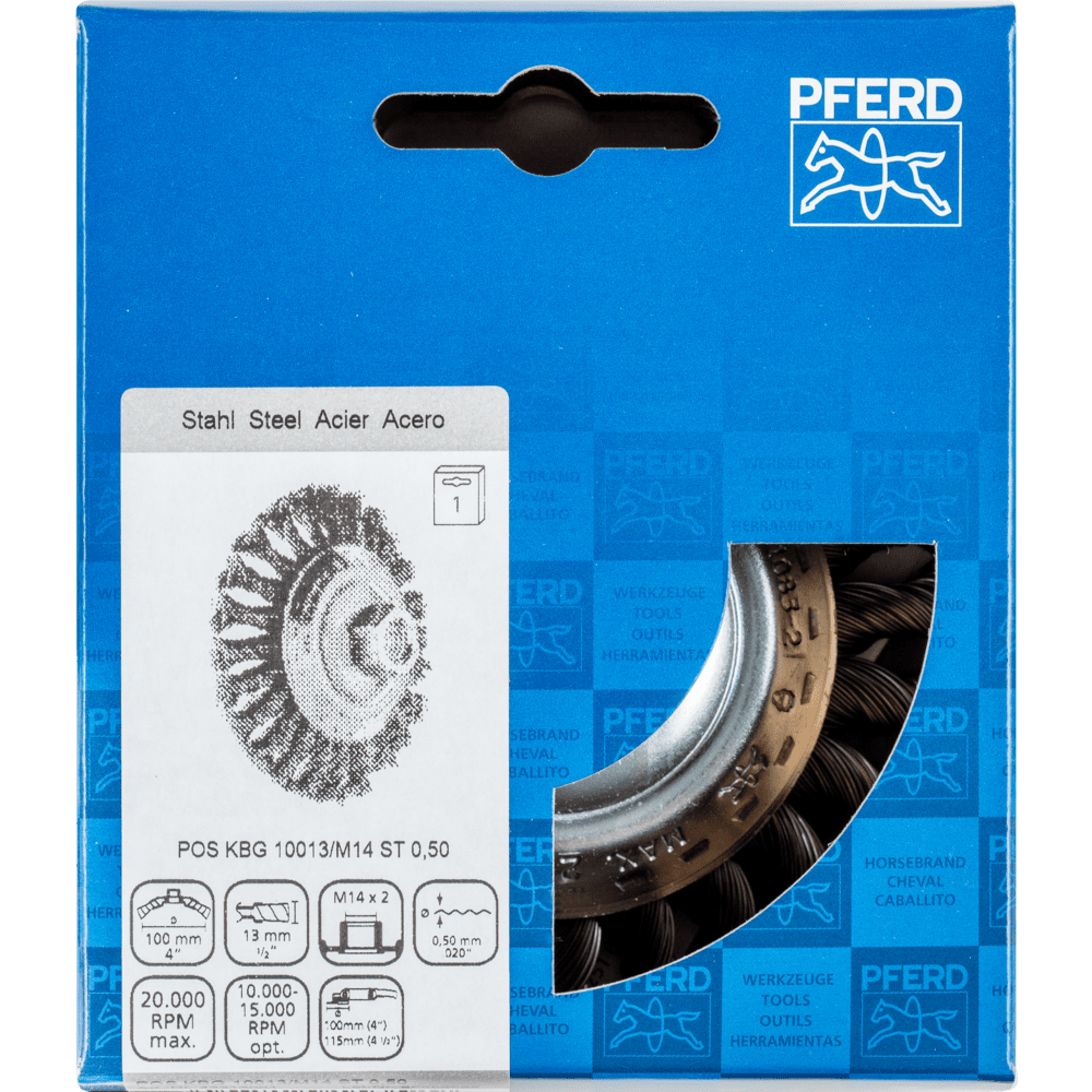PFERD Kegelbürsten mit Gewinde POS KBG 10013/M14 ST 0,50 Produktbild img2 L