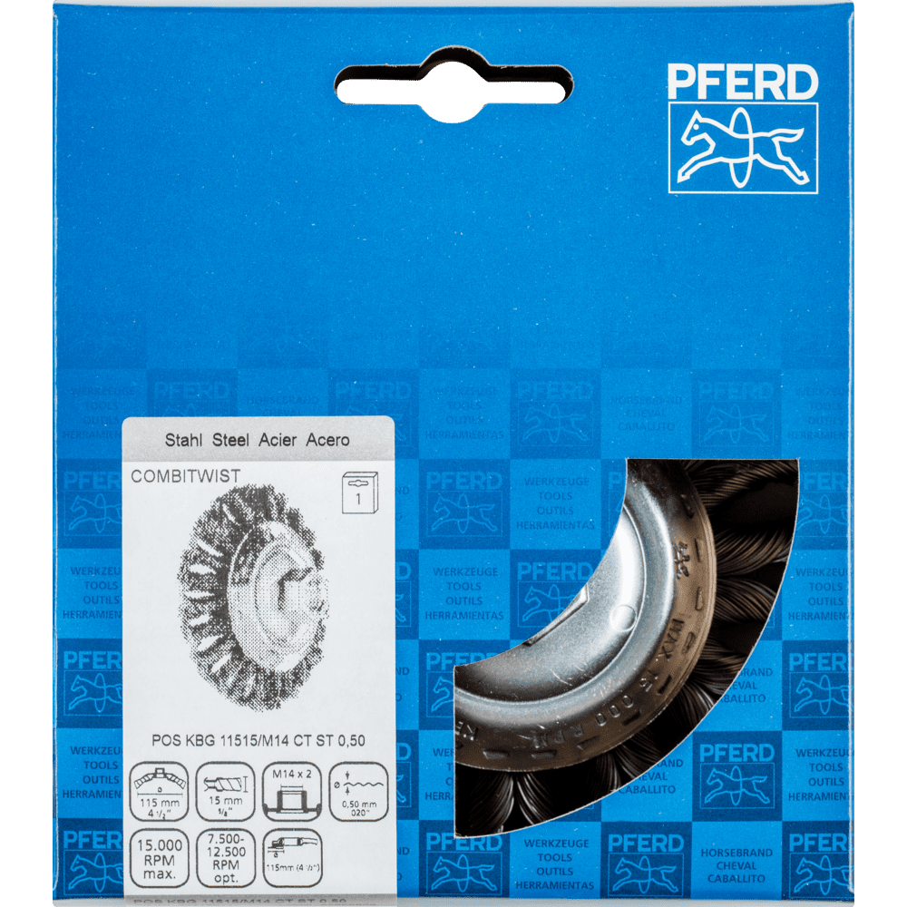 PFERD Kegelbürsten mit Gewinde POS KBG 11515/M14 CT ST 0,50 Produktbild img2 L